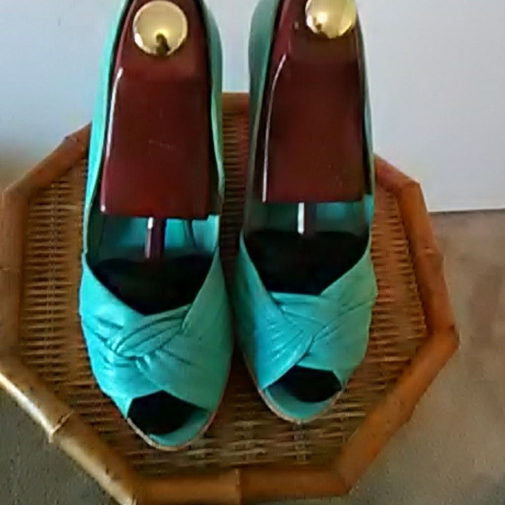 Teal Wedges